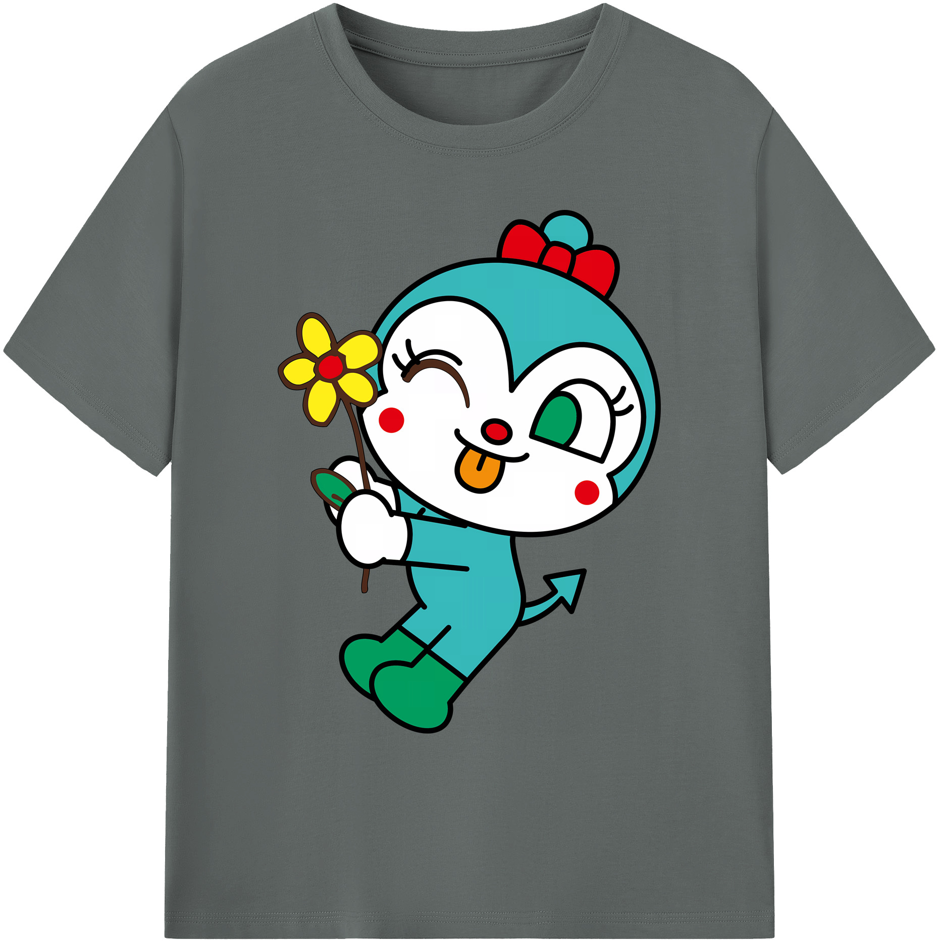 （画像用） アンパンマン Anpanman 綿100％ メンズ半袖Tシャツ｜肌触りやわらか＆通気性